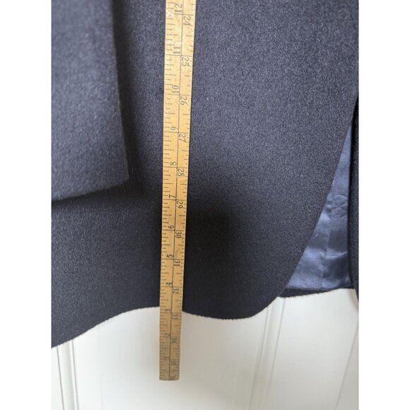 Todays Man Mens Cashmere Blazer 40L Solid Black Sport Coat Made in Italy - Picture 12 of 14
